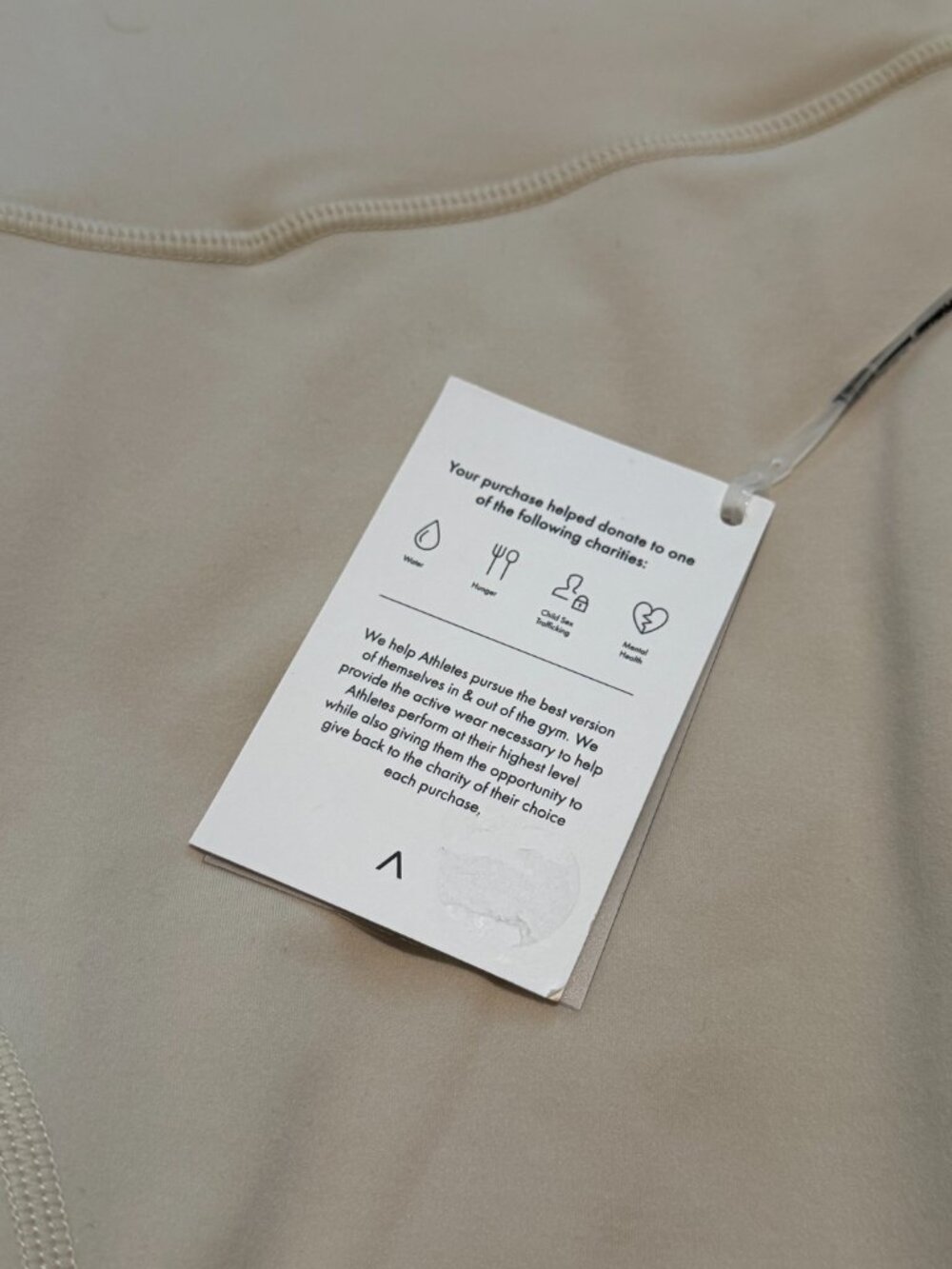 NWT ACTA Wear Evo Leggings Light Tan Size Small - Picture 5 of 6
